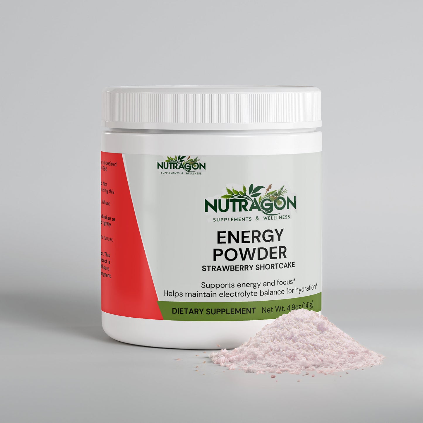 Energy Powder (Strawberry Shortcake)