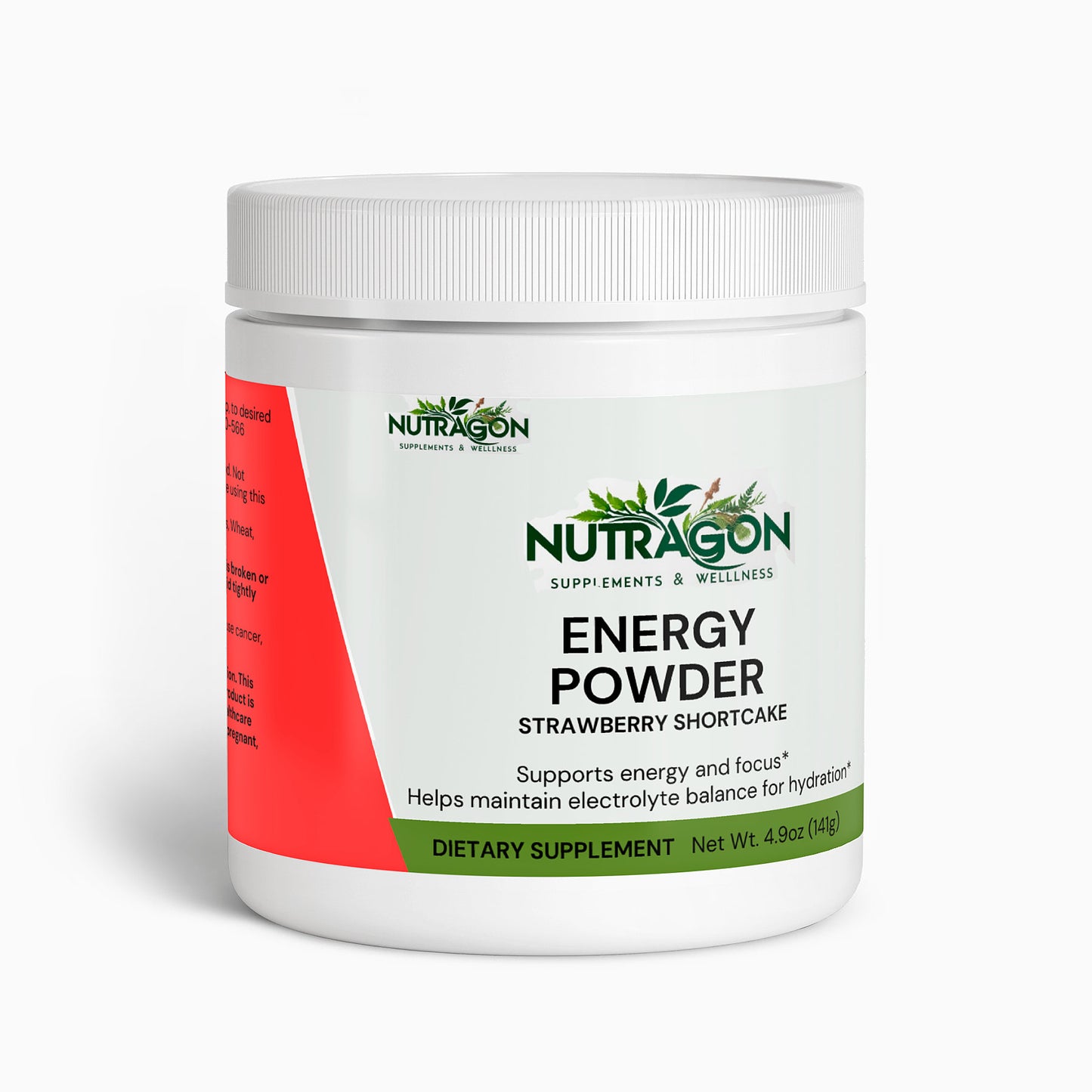 Energy Powder (Strawberry Shortcake)