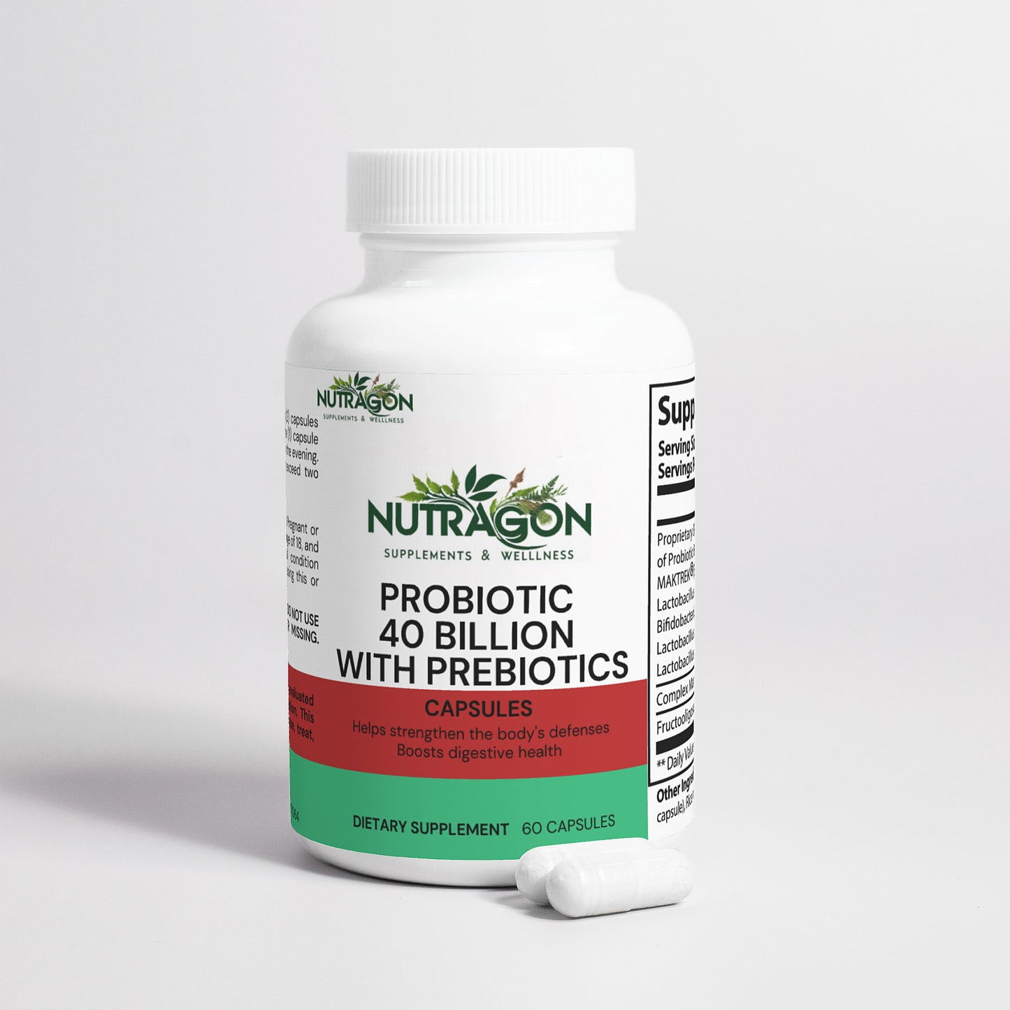 Probiotic 40 Billion with Prebiotics